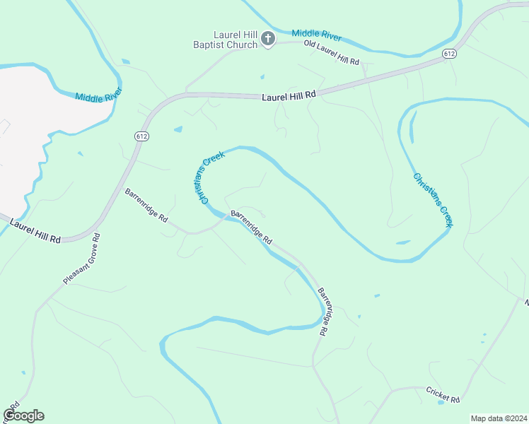 map of restaurants, bars, coffee shops, grocery stores, and more near 2633 Barrenridge Road in Staunton