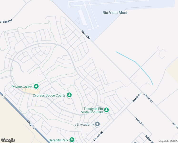 map of restaurants, bars, coffee shops, grocery stores, and more near 518 Quail Walk Way in Rio Vista