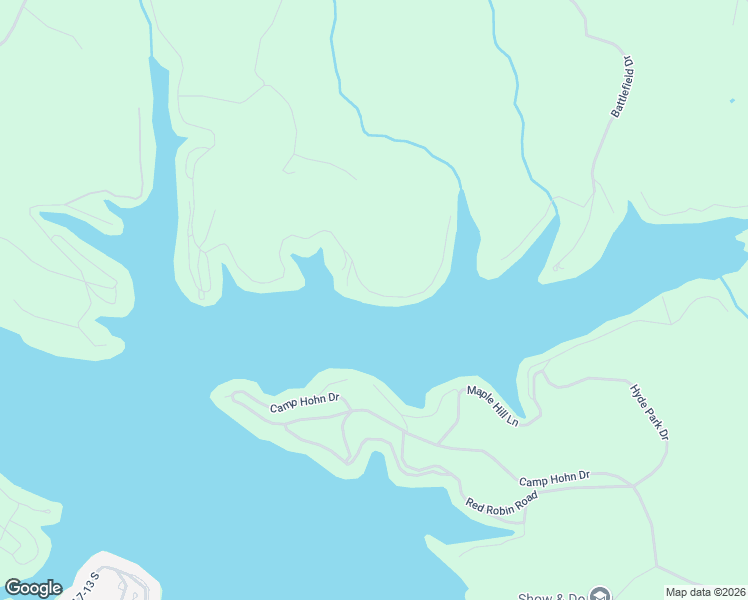 map of restaurants, bars, coffee shops, grocery stores, and more near 801-899 Redbud Lane in Gravois Mills