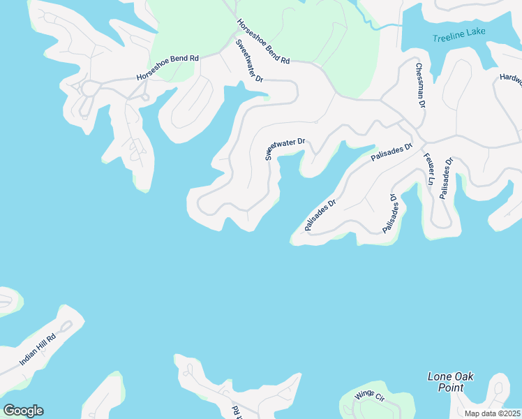 map of restaurants, bars, coffee shops, grocery stores, and more near 773 Sweetwater Drive in Village of Four Seasons