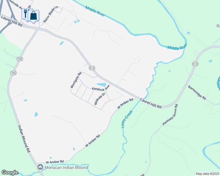 map of restaurants, bars, coffee shops, grocery stores, and more near 101 State Route 1926 in Verona