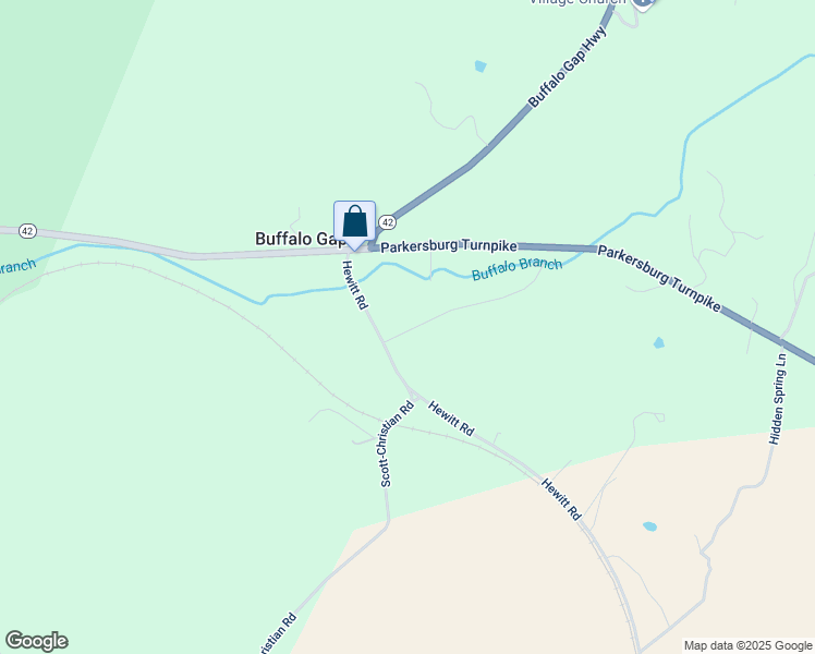 map of restaurants, bars, coffee shops, grocery stores, and more near 2221 Hewitt Road in Swoope