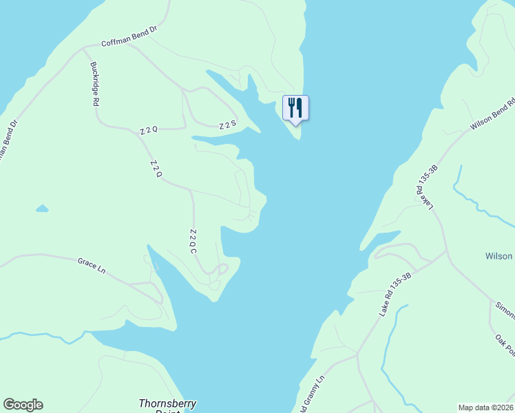 map of restaurants, bars, coffee shops, grocery stores, and more near 2-198 Squirrel Crossing Dr in Climax Springs