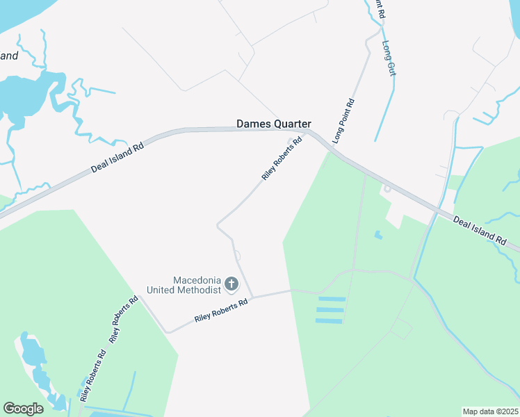 map of restaurants, bars, coffee shops, grocery stores, and more near 11011 Riley Roberts Road in Deal Island Historic District