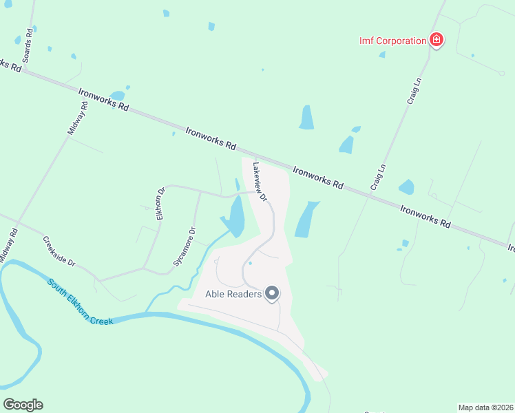 map of restaurants, bars, coffee shops, grocery stores, and more near 106-114 Lakeview Drive in Georgetown