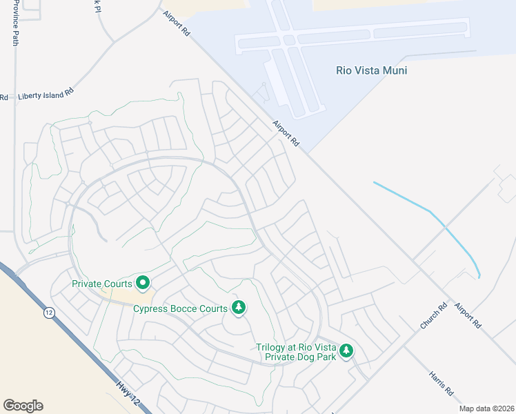 map of restaurants, bars, coffee shops, grocery stores, and more near 708 Livingston Place in Rio Vista