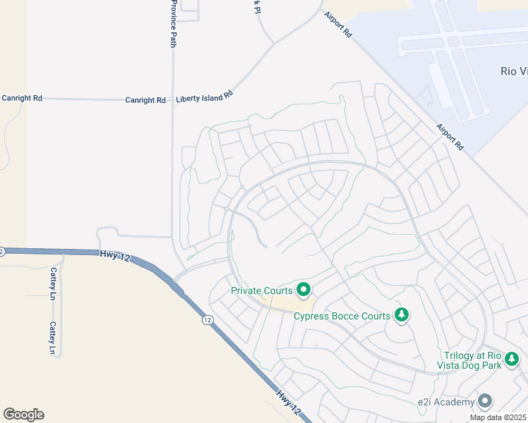 map of restaurants, bars, coffee shops, grocery stores, and more near 387 Paradise Pines in Rio Vista