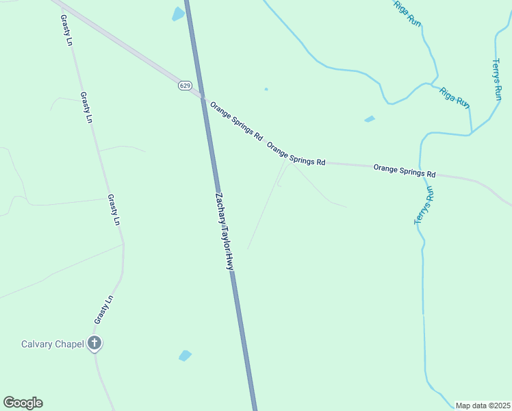 map of restaurants, bars, coffee shops, grocery stores, and more near 16055 Zachary Taylor Highway in Unionville