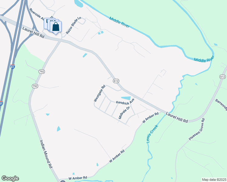 map of restaurants, bars, coffee shops, grocery stores, and more near 30 Westgate Road in Verona