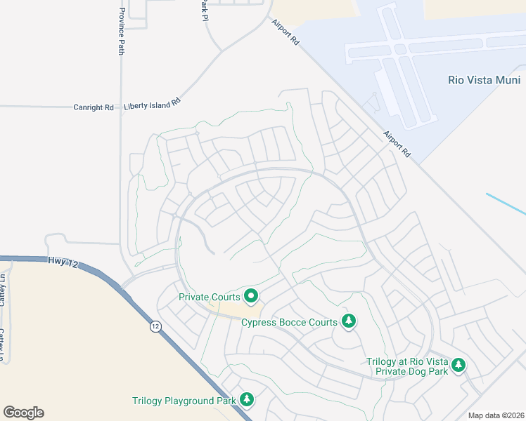 map of restaurants, bars, coffee shops, grocery stores, and more near 401 Willow Brook Way in Rio Vista