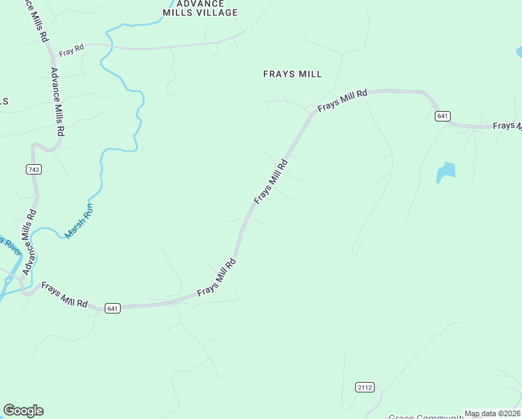 map of restaurants, bars, coffee shops, grocery stores, and more near 2157 County Road 641 in Ruckersville