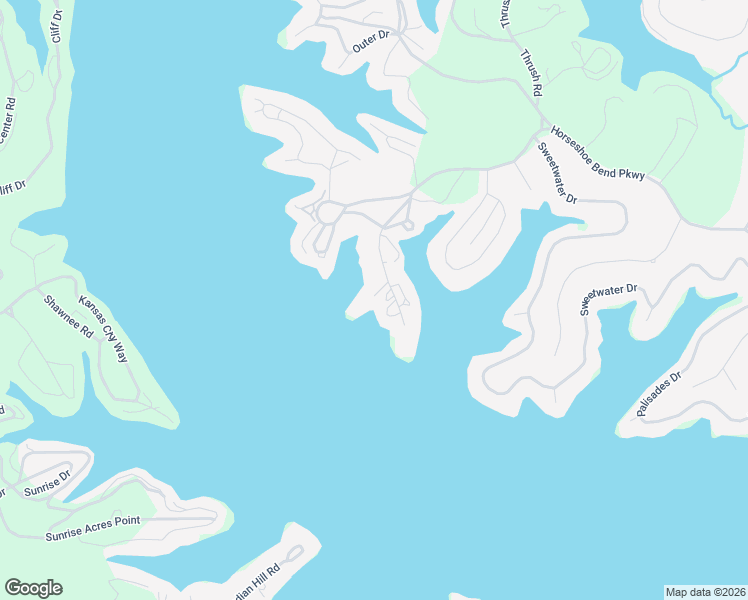 map of restaurants, bars, coffee shops, grocery stores, and more near 60 Barba Le Court in Lake Ozark