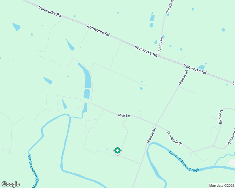 map of restaurants, bars, coffee shops, grocery stores, and more near 169 Muir Lane in Georgetown