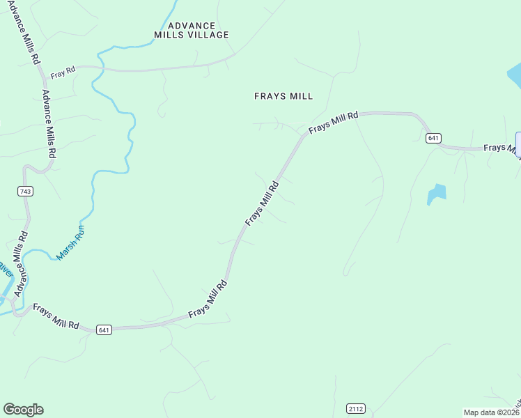 map of restaurants, bars, coffee shops, grocery stores, and more near County Road 641 in Albemarle County