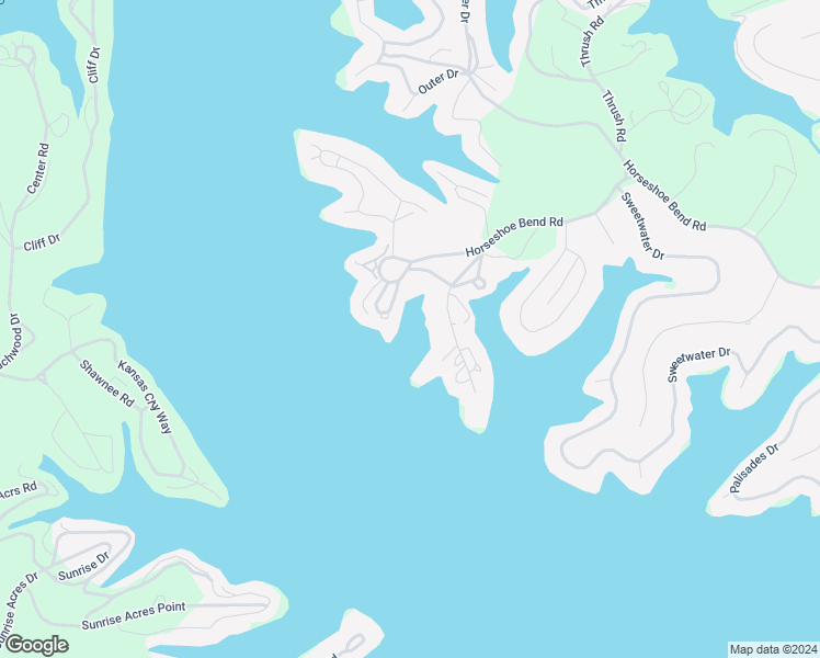 map of restaurants, bars, coffee shops, grocery stores, and more near 2-50 Wrenwood Circle in Lake Ozark