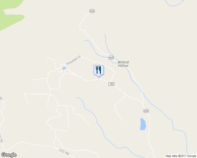 map of restaurants, bars, coffee shops, grocery stores, and more near 5724 Walnut Level Rd in Crozet