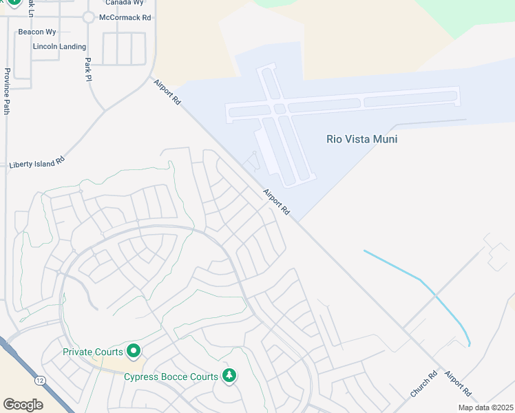 map of restaurants, bars, coffee shops, grocery stores, and more near 900 Brookside Lane in Rio Vista