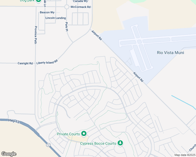map of restaurants, bars, coffee shops, grocery stores, and more near 245 Magnolia Drive in Rio Vista