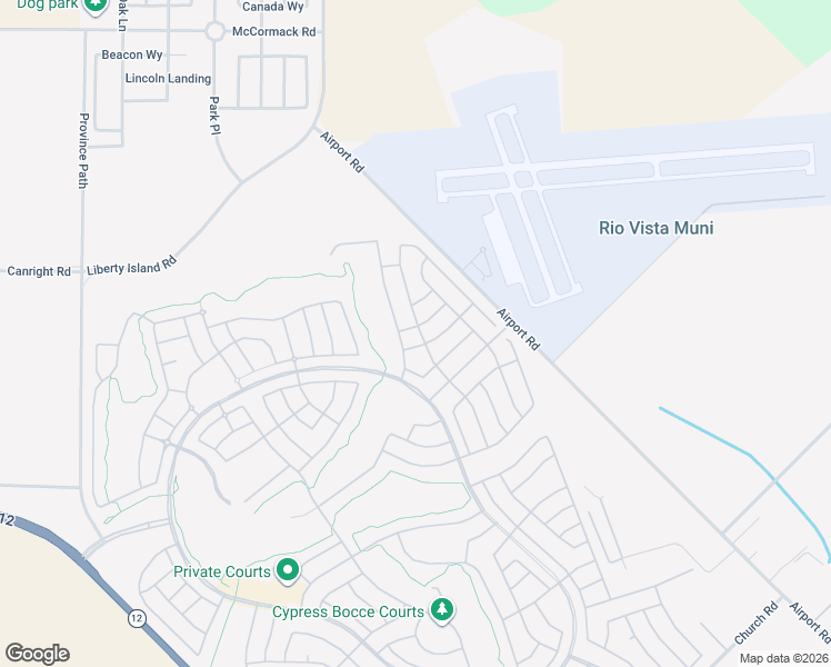 map of restaurants, bars, coffee shops, grocery stores, and more near 416 Redmont in Rio Vista