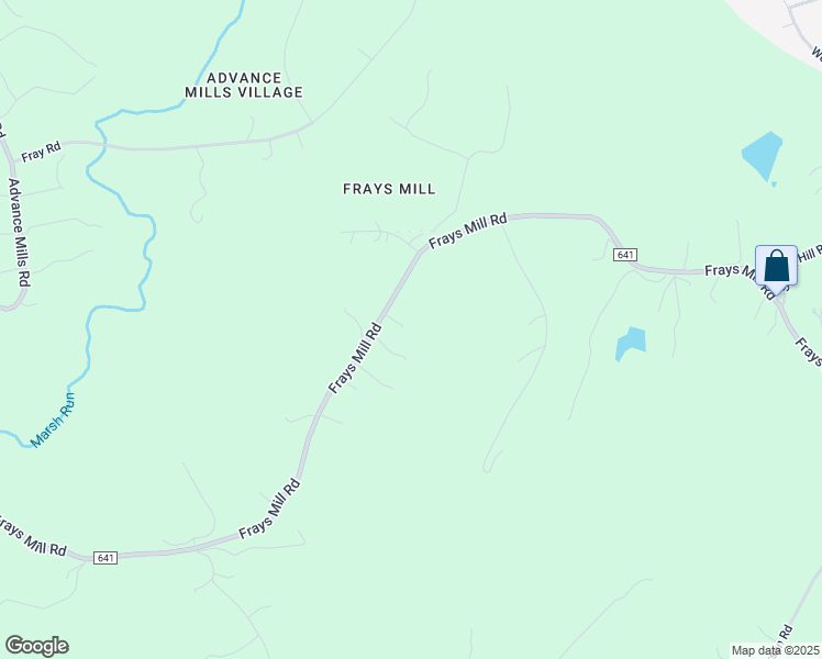 map of restaurants, bars, coffee shops, grocery stores, and more near 2247 Frays Mill Road in Ruckersville