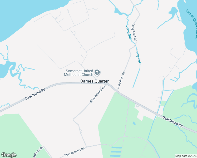 map of restaurants, bars, coffee shops, grocery stores, and more near 11139 Hodson White Road in Deal Island Historic District