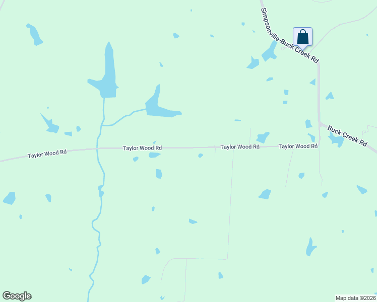 map of restaurants, bars, coffee shops, grocery stores, and more near 1219 Taylor Wood Road in Simpsonville