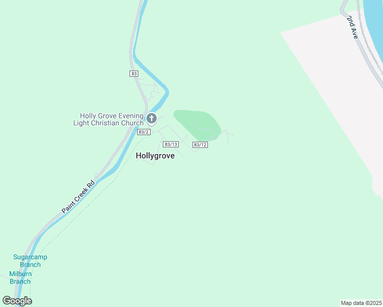 map of restaurants, bars, coffee shops, grocery stores, and more near 164 Groves School Road in Hansford
