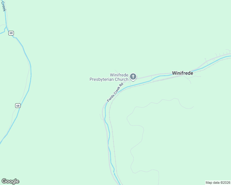 map of restaurants, bars, coffee shops, grocery stores, and more near 3026 Winfrede Hollow Road in Winifrede