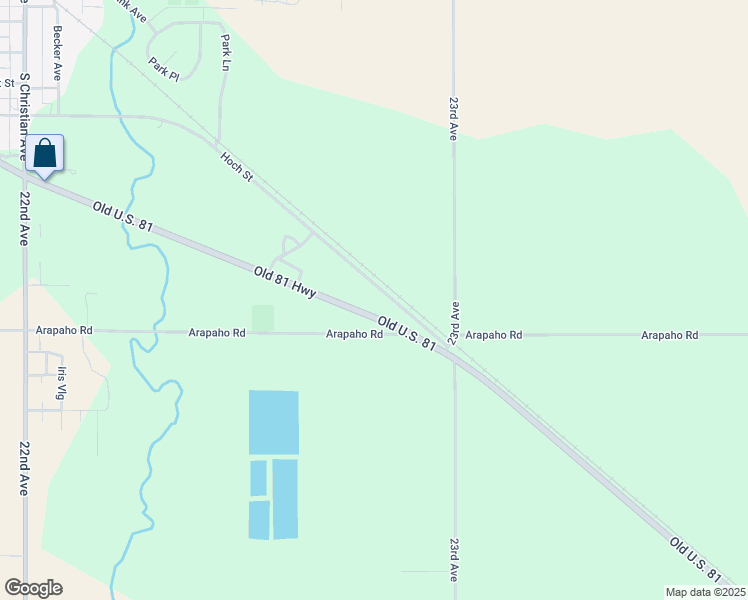 map of restaurants, bars, coffee shops, grocery stores, and more near 1201 Hoch Street in Moundridge