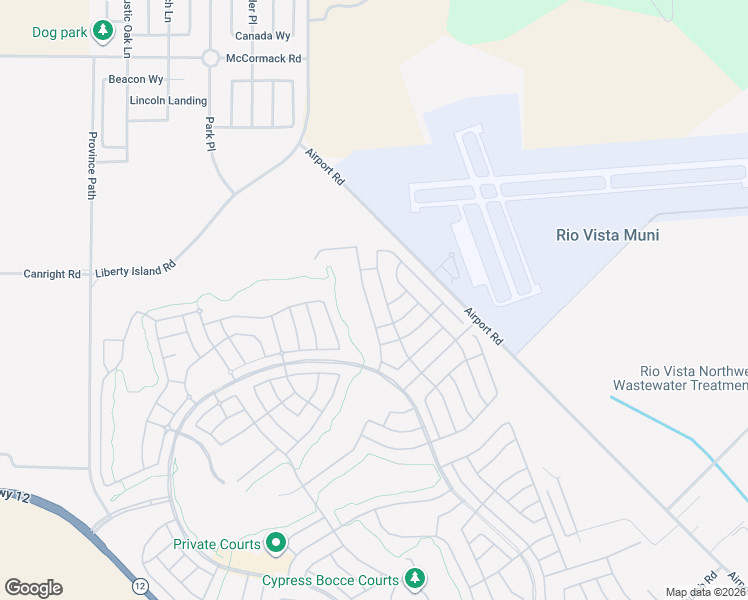 map of restaurants, bars, coffee shops, grocery stores, and more near 1012 Sunset Landing in Rio Vista