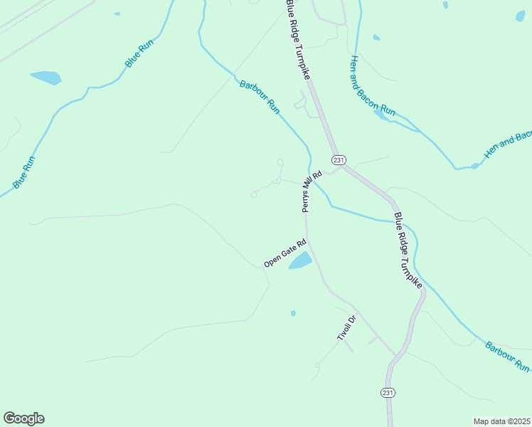 map of restaurants, bars, coffee shops, grocery stores, and more near 15430 Perrys Mill Road in Gordonsville