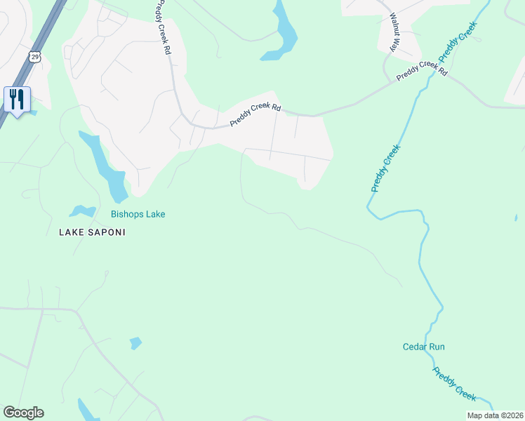 map of restaurants, bars, coffee shops, grocery stores, and more near in Albemarle County