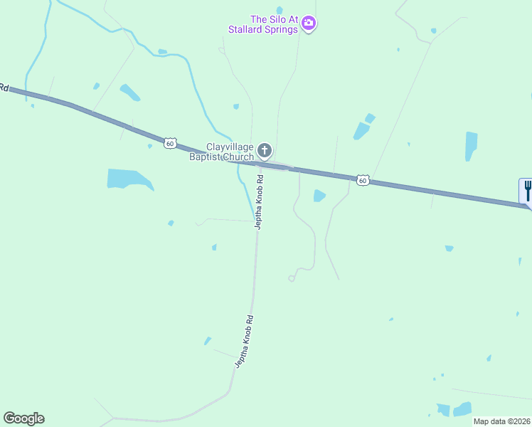 map of restaurants, bars, coffee shops, grocery stores, and more near 120 Jeptha Knob Road in Shelbyville