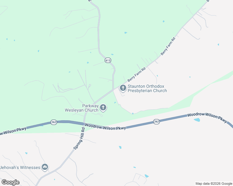 map of restaurants, bars, coffee shops, grocery stores, and more near in Augusta County