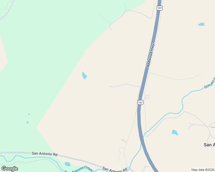 map of restaurants, bars, coffee shops, grocery stores, and more near 5382 Redwood Highway in Petaluma