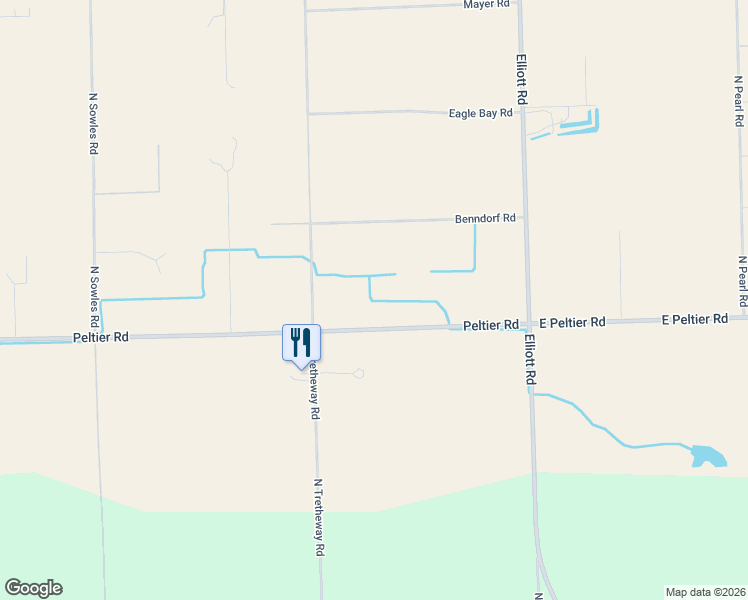 map of restaurants, bars, coffee shops, grocery stores, and more near 11411 East Peltier Road in Acampo