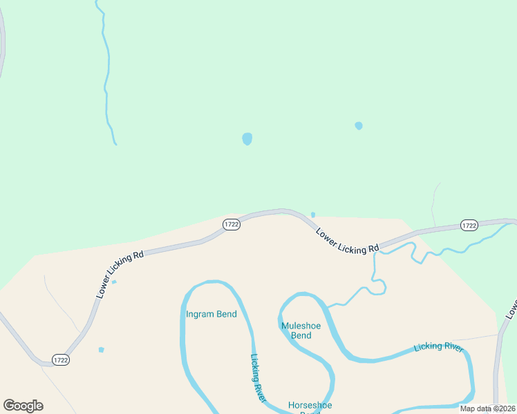 map of restaurants, bars, coffee shops, grocery stores, and more near 6518-6732 Lower Licking Road in Morehead