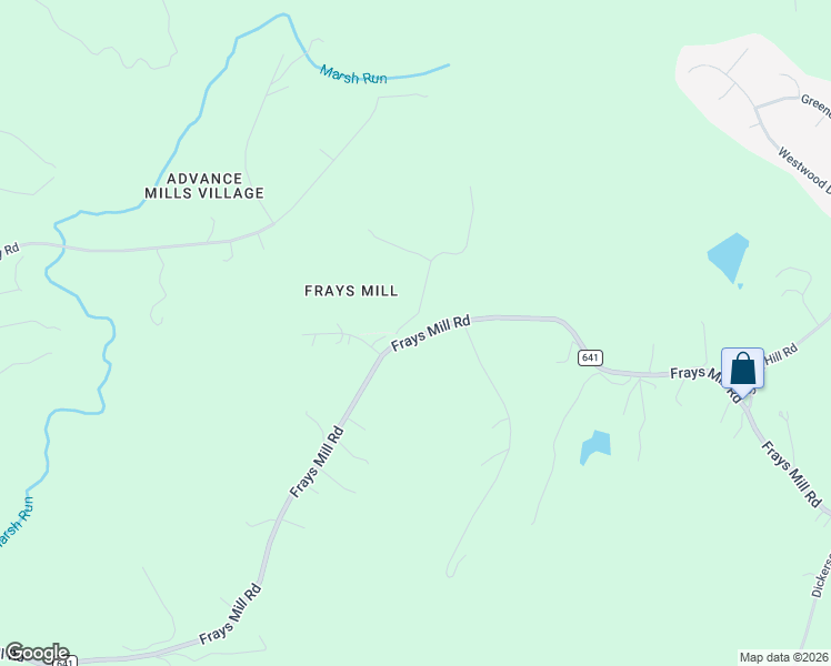 map of restaurants, bars, coffee shops, grocery stores, and more near 2327-2383 County Road 641 in Ruckersville