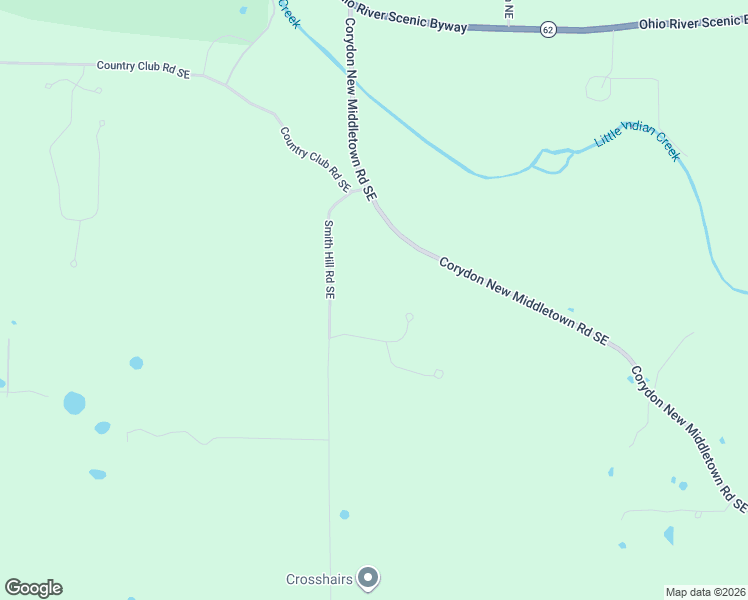 map of restaurants, bars, coffee shops, grocery stores, and more near 1548 Hardin Ridge Road Southeast in Corydon