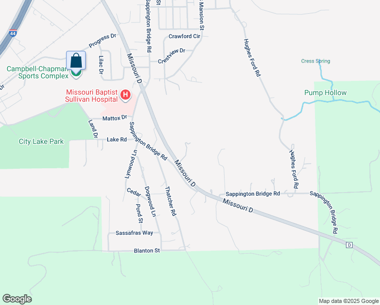map of restaurants, bars, coffee shops, grocery stores, and more near 1 Sunnyhill Street in Sullivan