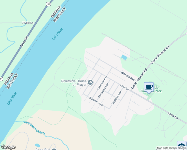 map of restaurants, bars, coffee shops, grocery stores, and more near 6508 Melrose Avenue in Louisville