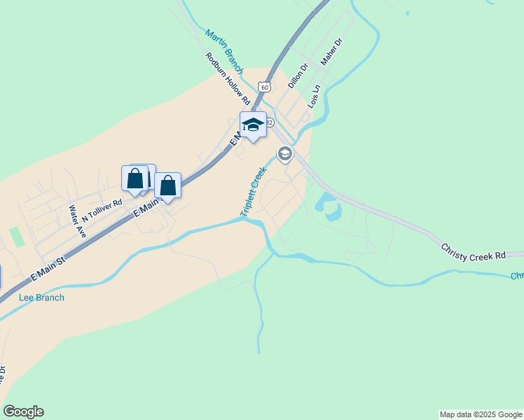 map of restaurants, bars, coffee shops, grocery stores, and more near 20 Cs-1192 in Morehead
