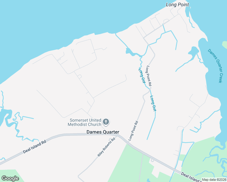 map of restaurants, bars, coffee shops, grocery stores, and more near 24689 McInturff Road in Deal Island Historic District