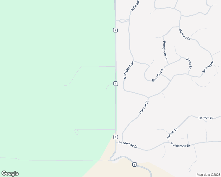 map of restaurants, bars, coffee shops, grocery stores, and more near 11893 County Road 1 in Ridgway