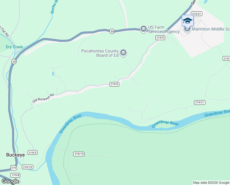 map of restaurants, bars, coffee shops, grocery stores, and more near 461 Old Buckeye Road in Buckeye