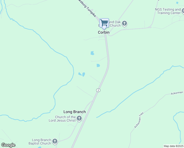 map of restaurants, bars, coffee shops, grocery stores, and more near 5148 Fredericksburg Turnpike in Woodford