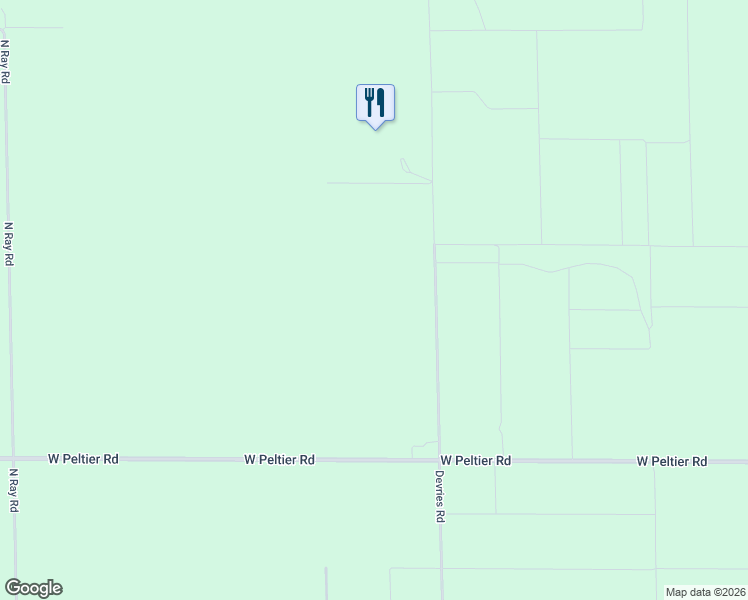 map of restaurants, bars, coffee shops, grocery stores, and more near 23181 Devries Road in Lodi