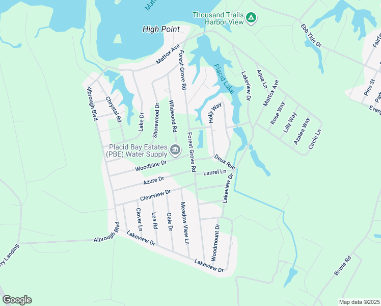 map of restaurants, bars, coffee shops, grocery stores, and more near 533 Forest Grove Road in Colonial Beach
