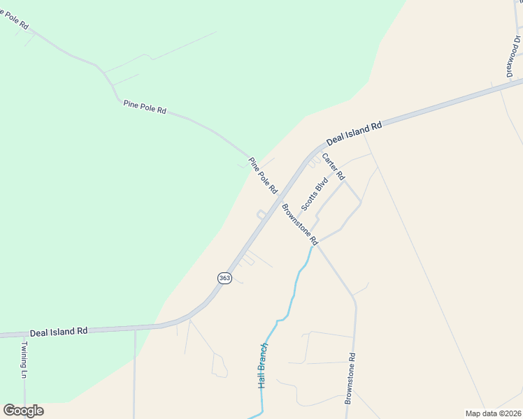 map of restaurants, bars, coffee shops, grocery stores, and more near 29546 Deal Island Road in Princess Anne