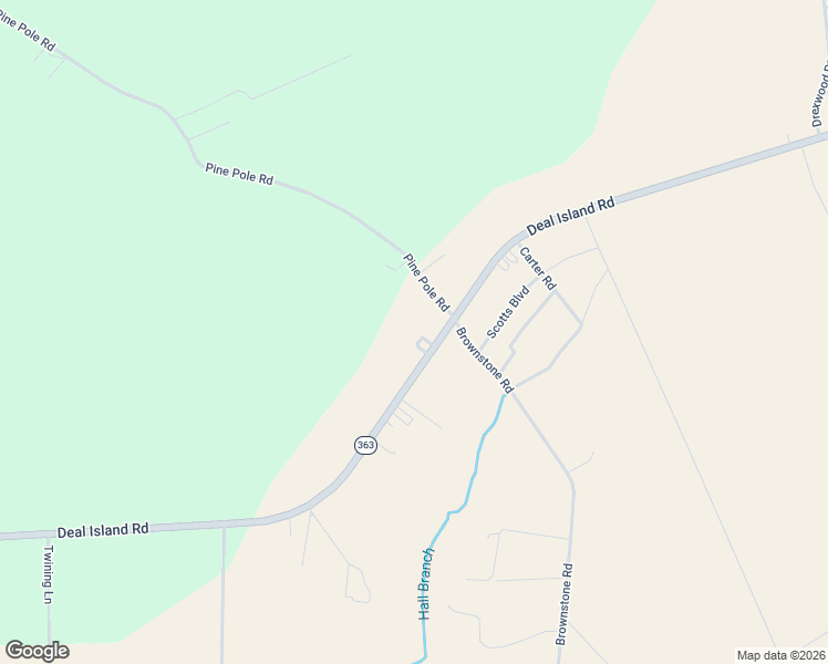 map of restaurants, bars, coffee shops, grocery stores, and more near 29544 Deal Island Road in Princess Anne